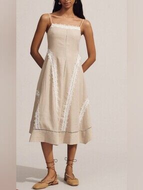 Anthropologie | Dresses | The Tommie Denim Eyelet Trim Dress